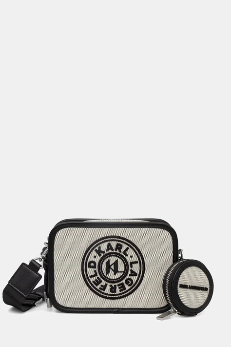 Karl Lagerfeld Saszetka na ramię męska beżowa B2M30196