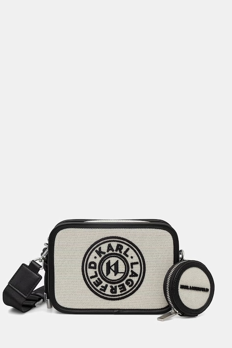 Karl Lagerfeld Saszetka na ramię męska beżowa B2M30196