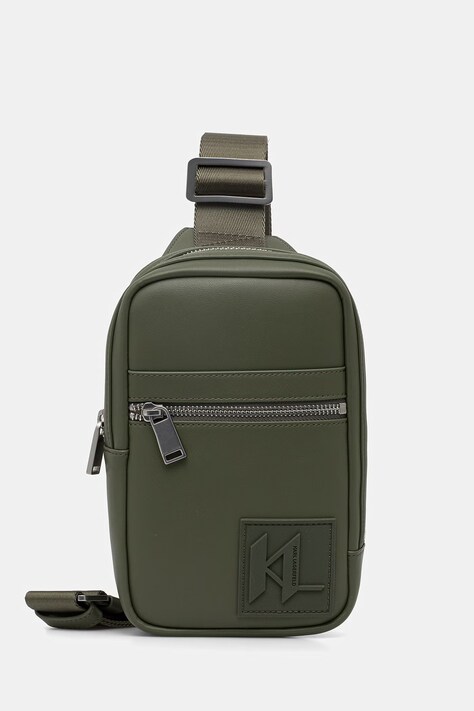 Karl Lagerfeld saszetka na ramię męska zielona B2M30187
