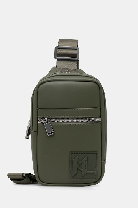 Karl Lagerfeld saszetka na ramię męska zielona B2M30187