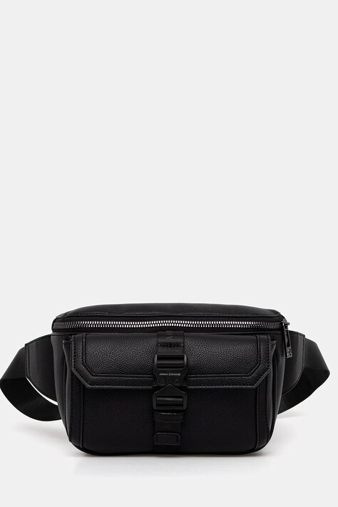 Armani Exchange nerka męska z imitacji skóry czarna XM002566 AF22537