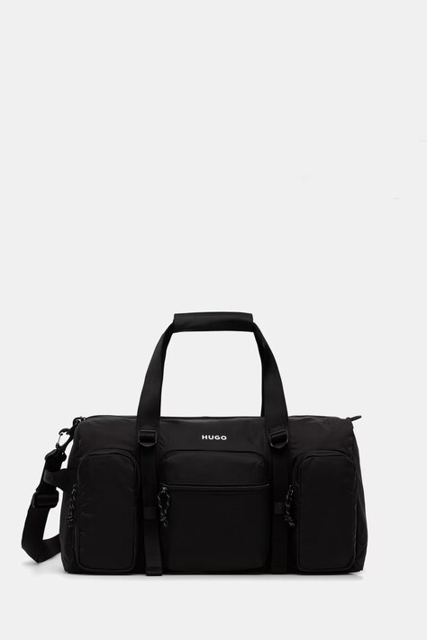 HUGO τσάντα ανδρική EVERETT new HOLDALL μαύρη 50563512