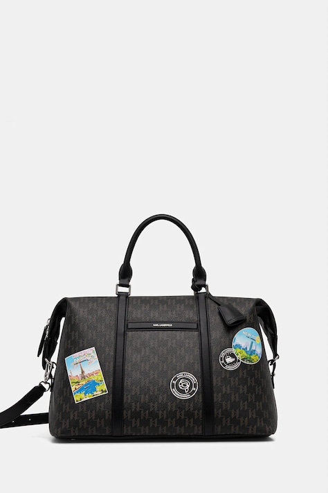 Karl Lagerfeld geantă IKON MONOGRAM culoarea maro, B1W30252