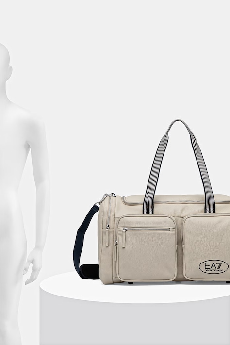 EA7 Emporio Armani спортивна сумка — SS26-TOU02J, бежевий — фото 6