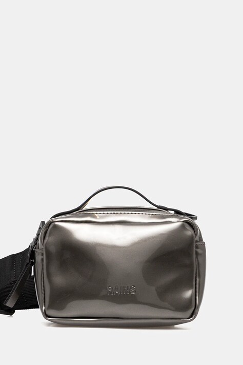 Σακίδιο Rains 14120 Box Bag Micro W3 χρώμα: ασημί, 14120