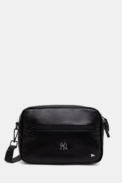 New Era saszetka z imitacji skóry CAMERA BAG NYY czarna 60856101