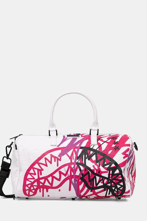 Sprayground torba z imitacji skóry biała 910D9009NSZ