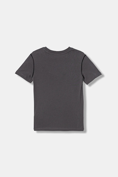 Dětské bavlněné tričko Calvin Klein Jeans šedá barva, IB0IB02613