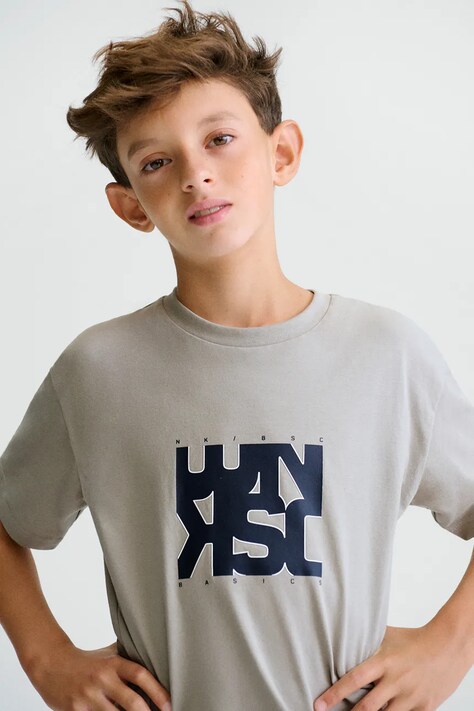 Mayoral t-shirt bawełniany dziecięcy kolor zielony z nadrukiem 840