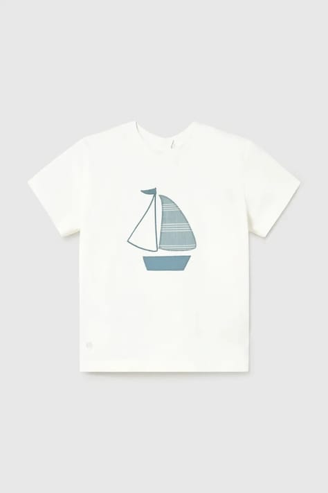 Детская футболка Mayoral цвет белый с принтом 1002