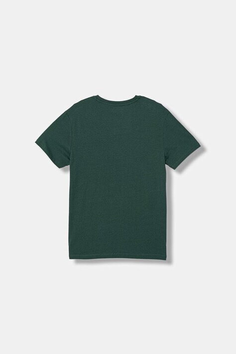 Guess t-shirt bawełniany dziecięcy kolor zielony z nadrukiem L6RI20 K8HM4