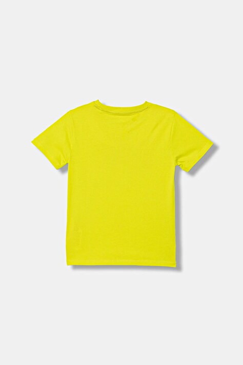 Guess t-shirt bawełniany dziecięcy kolor zielony z nadrukiem N6RI00 K8HM4