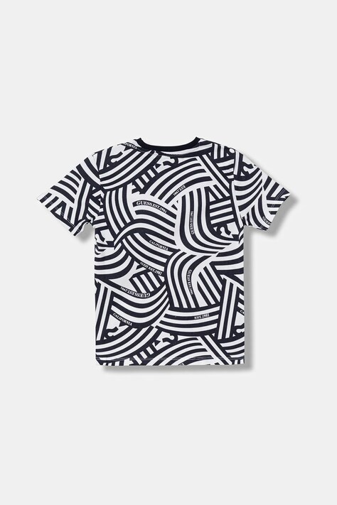 Дитяча бавовняна футболка Guess — SS26-TSB030, білий — фото 2