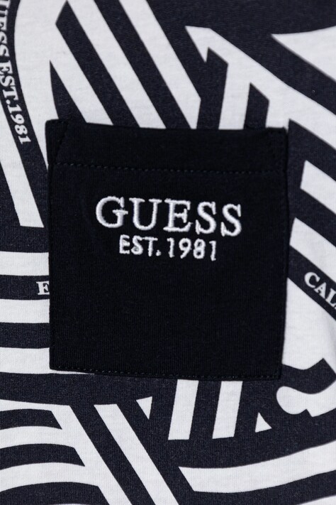 Дитяча бавовняна футболка Guess — SS26-TSB030, білий — фото 3