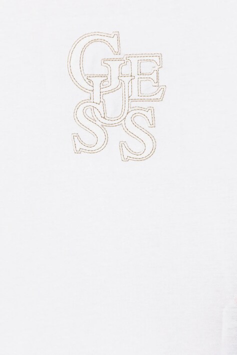 Дитяча бавовняна футболка Guess — SS26-TSB033, білий — фото 3