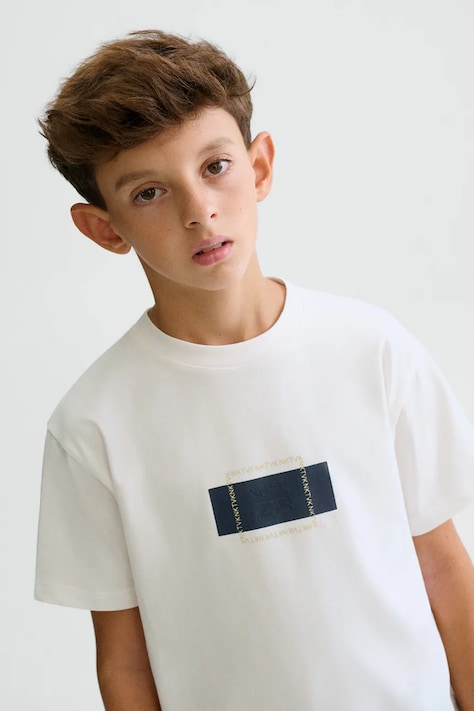 Παιδικό μπλουζάκι Mayoral χρώμα: άσπρο, 6028