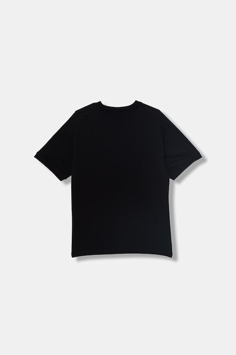 EA7 Emporio Armani футболка дитяча бавовняна — SS26-TSB04I, чорний — фото 2