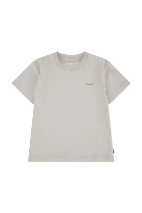 Levi's t-shirt dziecięcy RED TAB VINTAGE TEE kolor beżowy gładki 8EP595