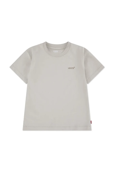 Levi's t-shirt dziecięcy RED TAB VINTAGE TEE kolor beżowy gładki 8EP595