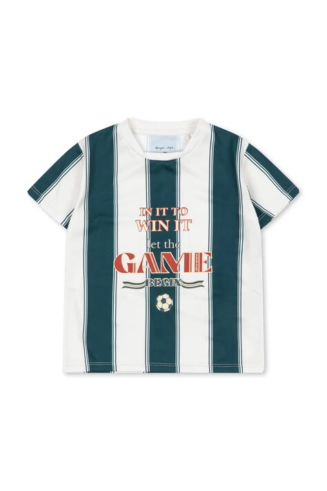 Konges Sløjd t-shirt treningowy dziecięcy ACT TEE GRS zielony KS104623