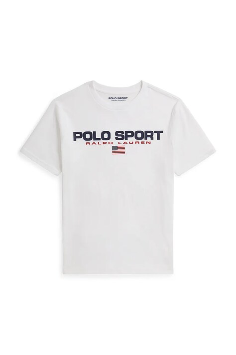 Polo Ralph Lauren t-shirt basic dziecięcy bawełniany biały 323837629501