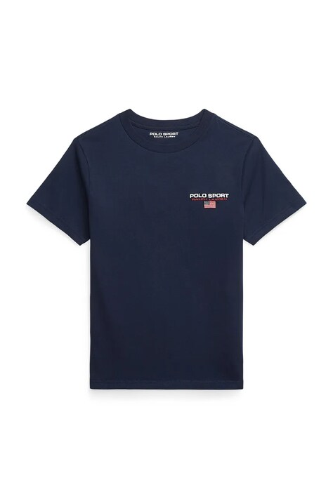 Polo Ralph Lauren t-shirt dziecięcy bawełniany granatowy 323964552001