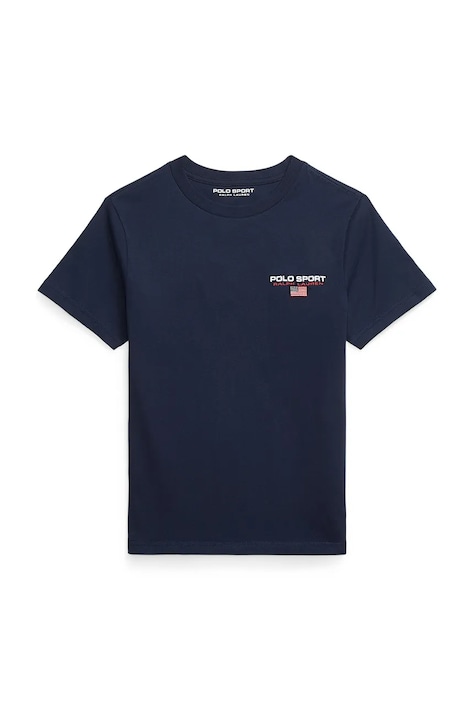 Polo Ralph Lauren t-shirt dziecięcy bawełniany granatowy 323964552001