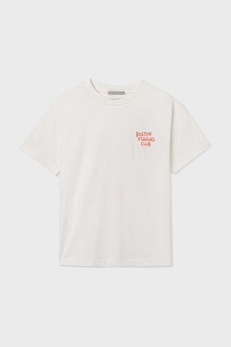 Παιδικό βαμβακερό μπλουζάκι Mayoral χρώμα: μπεζ, 6042