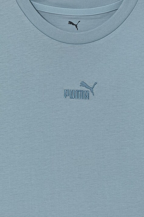 Puma t-shirt bawełniany dziecięcy ESS Small No.1 Logo kolor niebieski gładki 692975