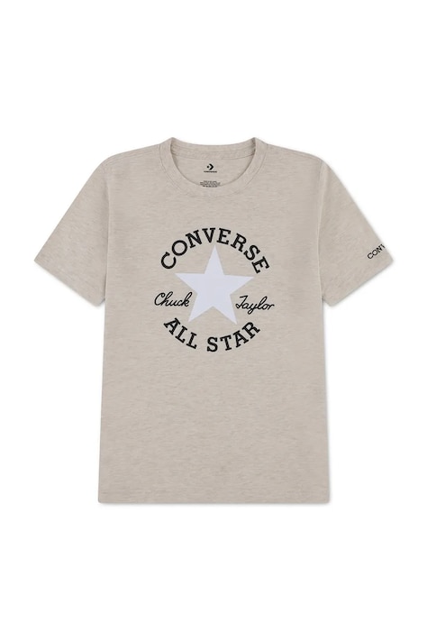 Converse t-shirt dziecięcy kolor beżowy z nadrukiem 9CD483