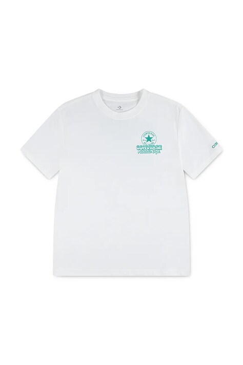 Converse t-shirt dziecięcy kolor beżowy z nadrukiem 9CH945