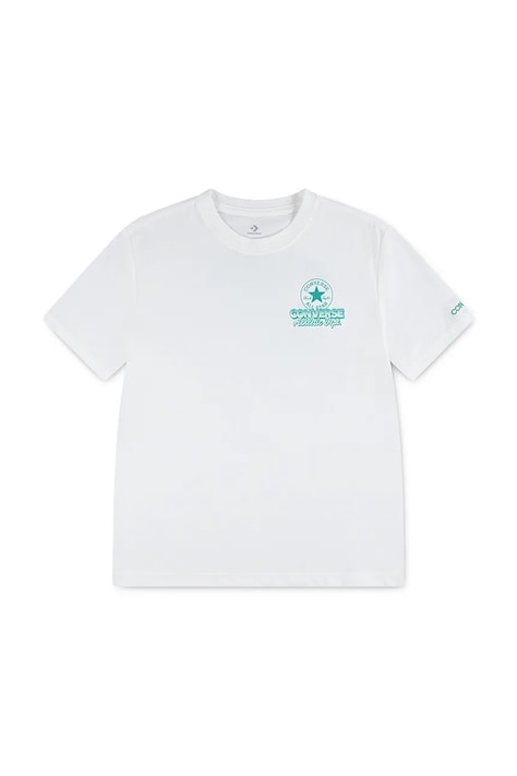 Converse t-shirt dziecięcy kolor beżowy z nadrukiem 9CH945