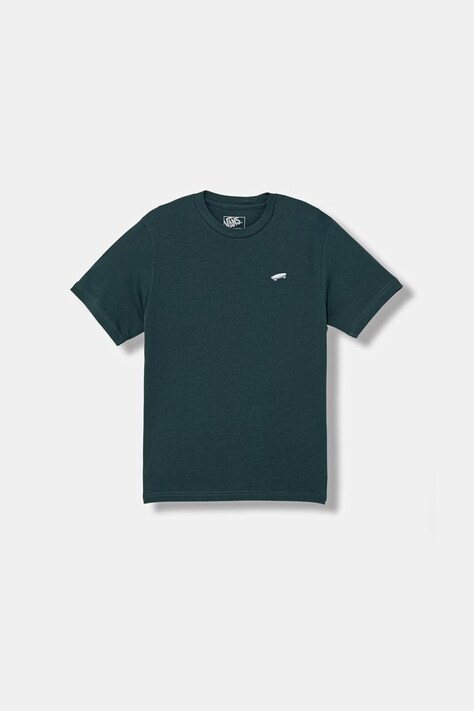 Vans t-shirt bawełniany dziecięcy kolor niebieski gładki VN000P5SFRJ1