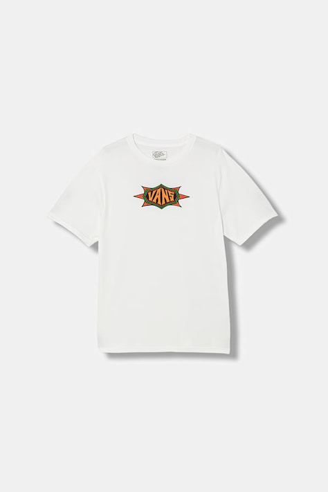 Dječja pamučna majica kratkih rukava Vans boja: bijela, s tiskom, VN000VW3WHT1