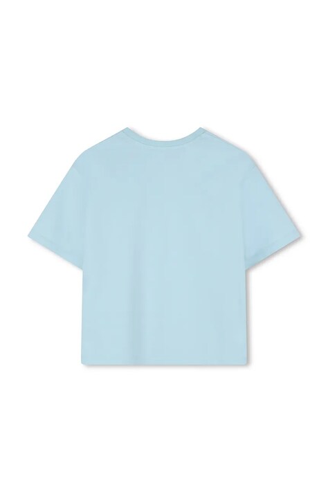 Marc Jacobs t-shirt bawełniany dziecięcy kolor niebieski z nadrukiem W60755