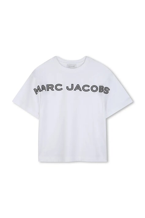 Marc Jacobs t-shirt bawełniany lounge kolor biały z nadrukiem W60766