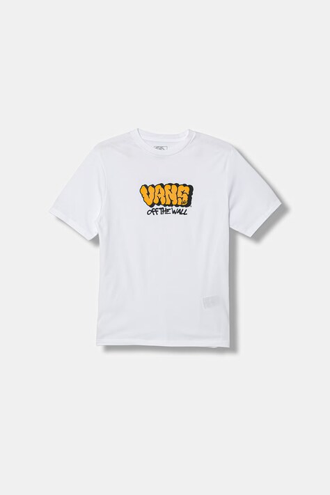 Vans T-shirt Παιδικό βαμβακερό λευκό VN000W07WHT1