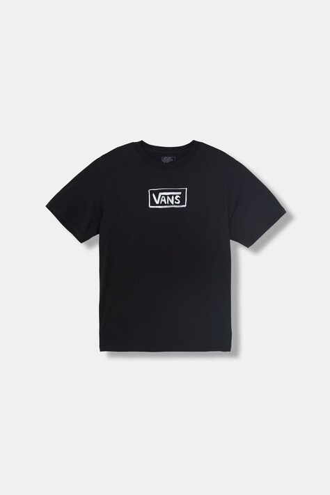 Vans t-shirt dziecięcy bawełniany czarny VN000TC9BLK1