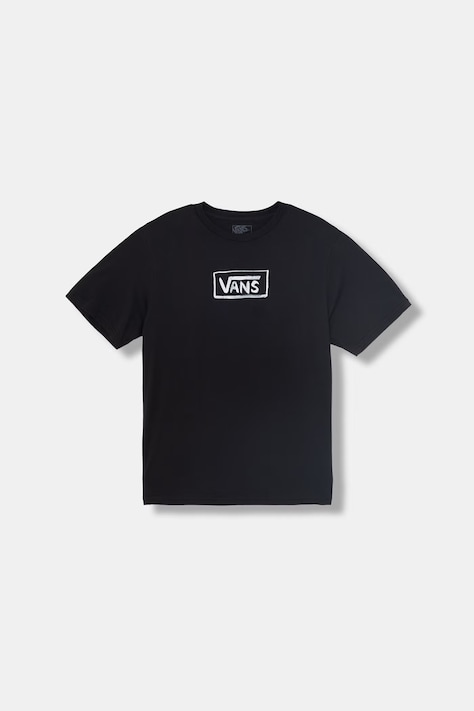 Vans t-shirt dziecięcy bawełniany czarny VN000TC9BLK1