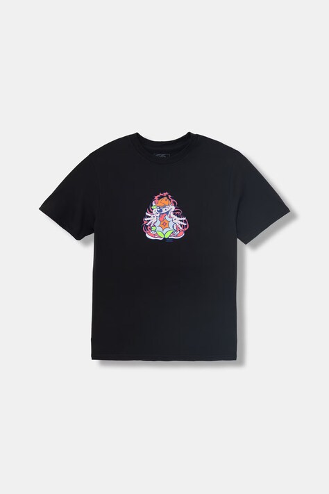 Vans t-shirt dziecięcy bawełniany czarny VN000VXCBLK1