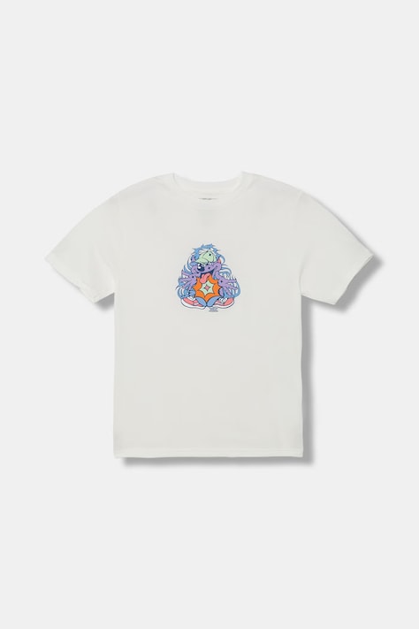 Vans t-shirt dziecięcy bawełniany biały VN000VXCWHT1