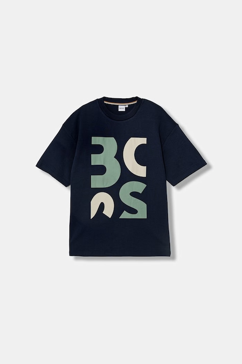 BOSS t-shirt in cotone per bambini colore blu navy J52990