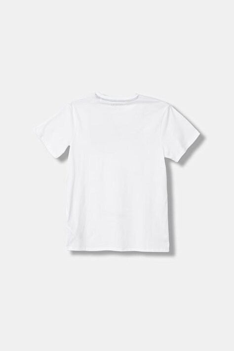 Guess t-shirt bawełniany dziecięcy kolor biały z nadrukiem L6GI09 K8HM4