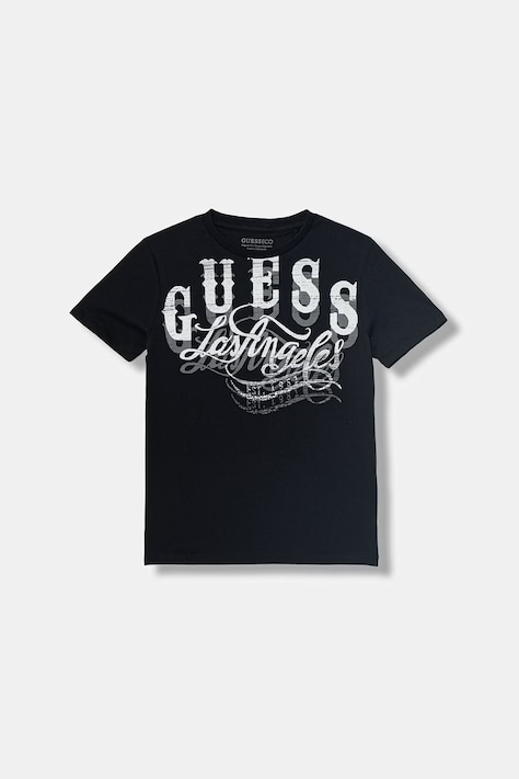 Guess tricou pentru copii bumbac negru L6GI13 K8HM4