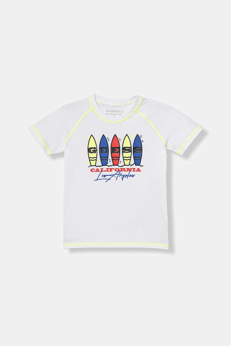 Guess t-shirt dziecięcy bawełniany biały N6GI19 K8HM4