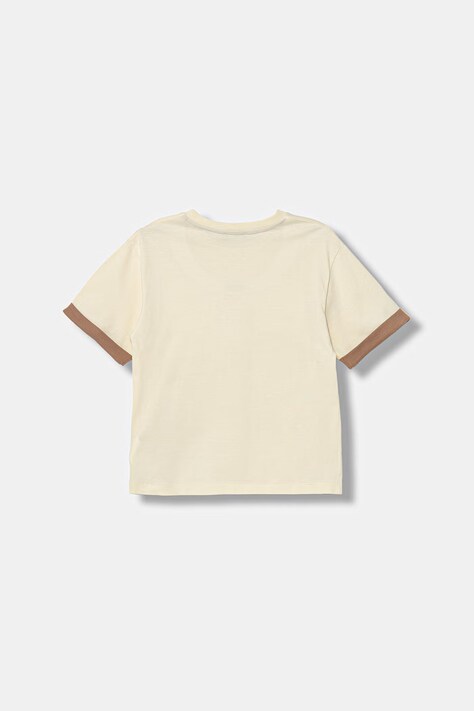 United Colors of Benetton футболка дитяча бавовняна — SS26-TSB0GE, бежевий — фото 2