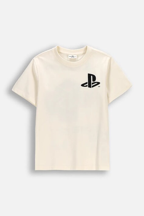 Coccodrillo t-shirt per bambini in cotone beige LICENCE BOY