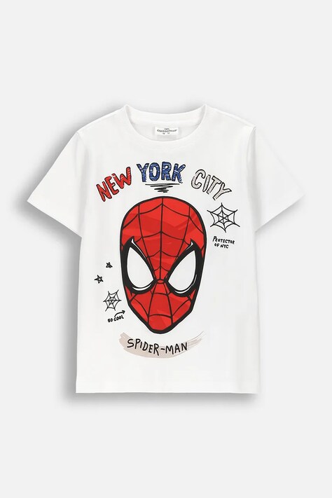 Coccodrillo t-shirt per bambini in cotone bianco LICENCE BOY