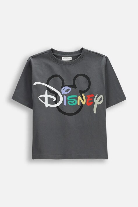 Coccodrillo T-shirt dziecięcy bawełniany szary LICENCE BOY