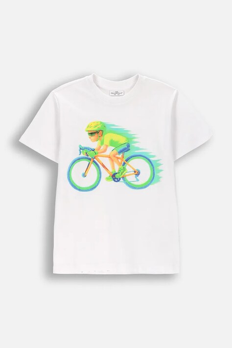 Coccodrillo t-shirt Γυναικείο βαμβακερό λευκό EVERYDAY BOY